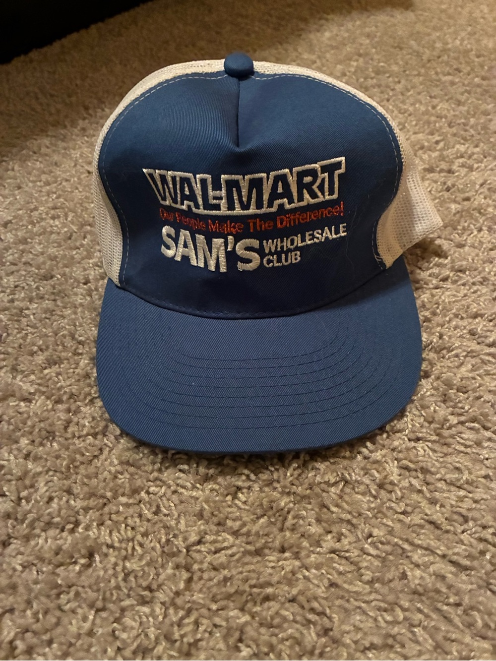 Walmart x Sam's Club Blue Mesh Trucker Hat